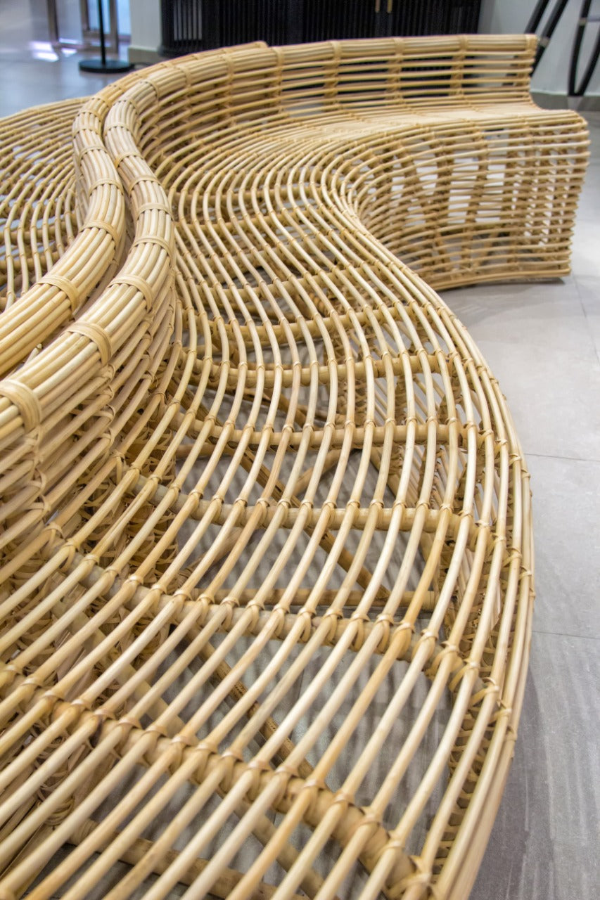Vezouvio bench by BaliSouk – boho furniture made in Bali
