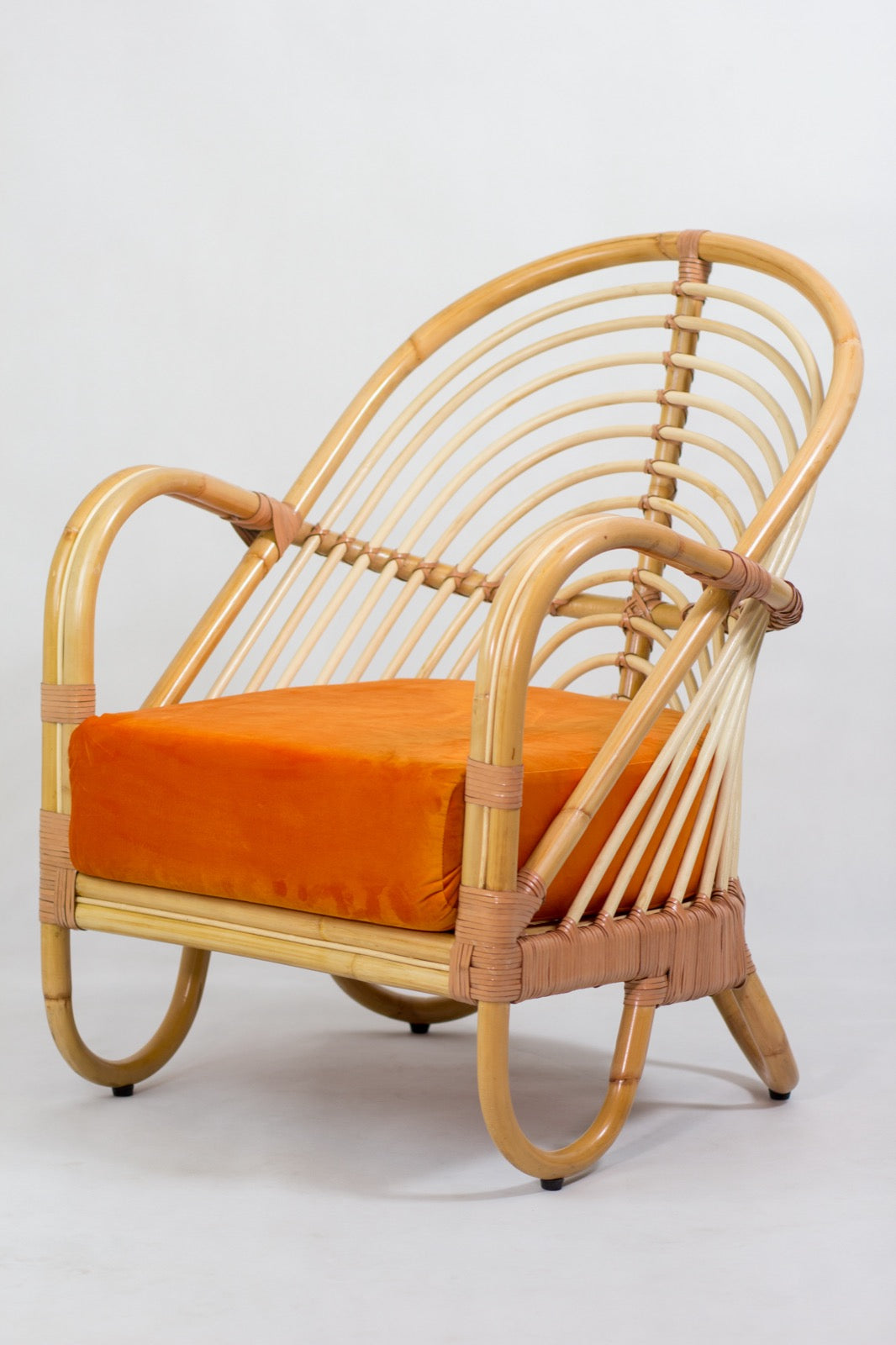 Rattan armchair – Dania Arm, natural natural materials in boho style