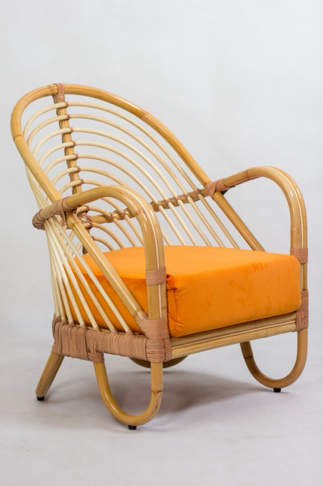 Rattan armchair Dania Arm – boho furniture handcrafted in Bali by BaliSouk