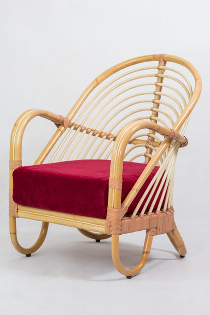 Rattan armchair Dania – handmade in Bali, boho style