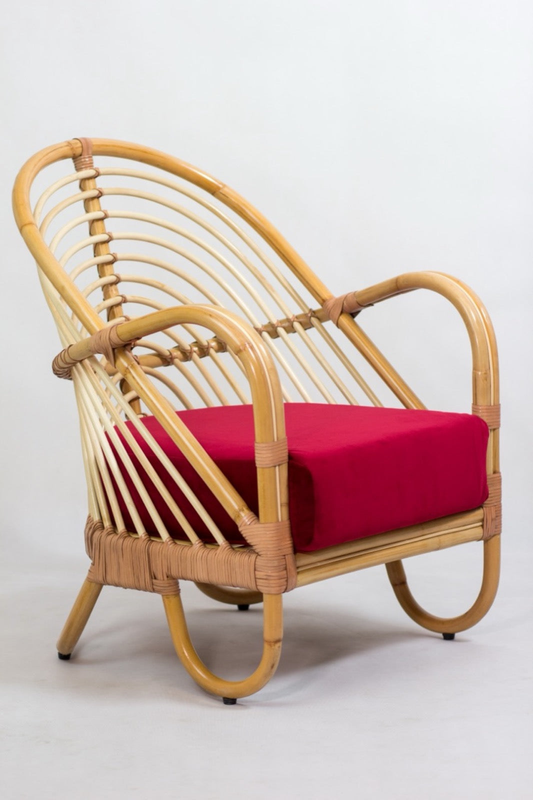 Rattan armchair Dania – boho furniture handcrafted in Bali by BaliSouk
