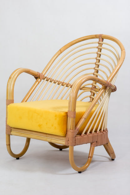 Dania armchair, boho furniture handmade by Balinese artisans