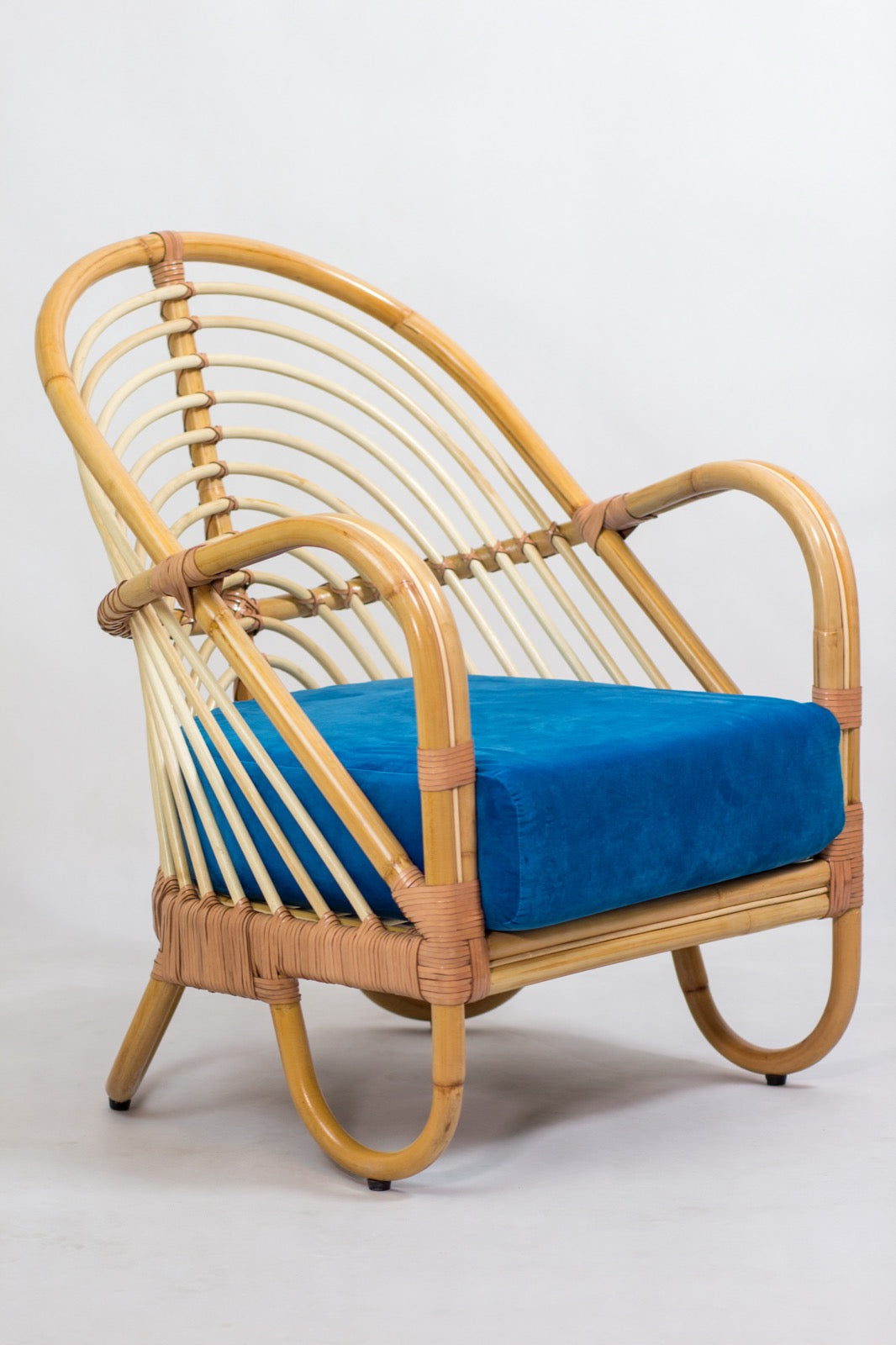 Rattan armchair Dania Arm – handmade in Bali, boho style