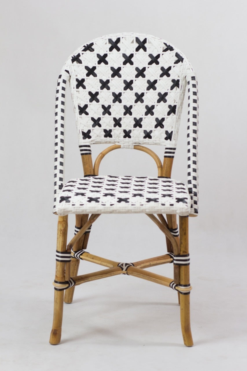 Leather bistro chair Bistro Chair – handmade in Bali, boho style
