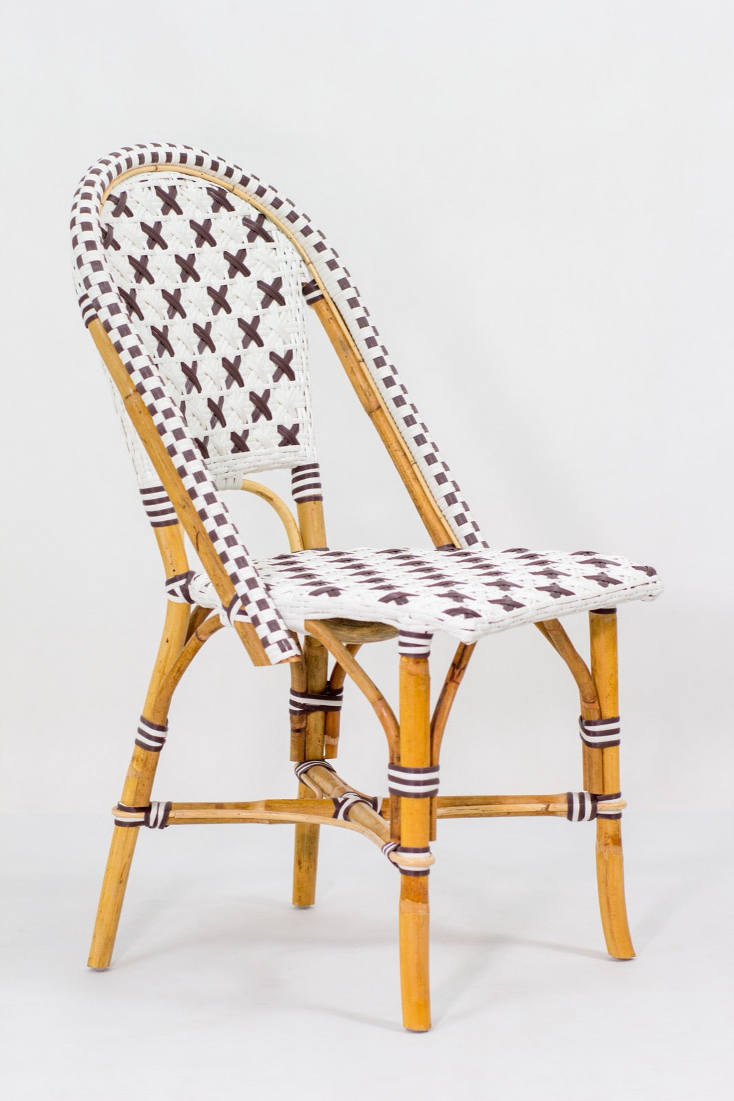 Leather bistro chair – Bistro Chair, natural natural materials in boho style