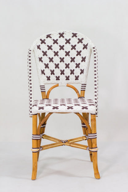Handcrafted leather bistro chair – Bistro Chair, boho furniture from BaliSouk