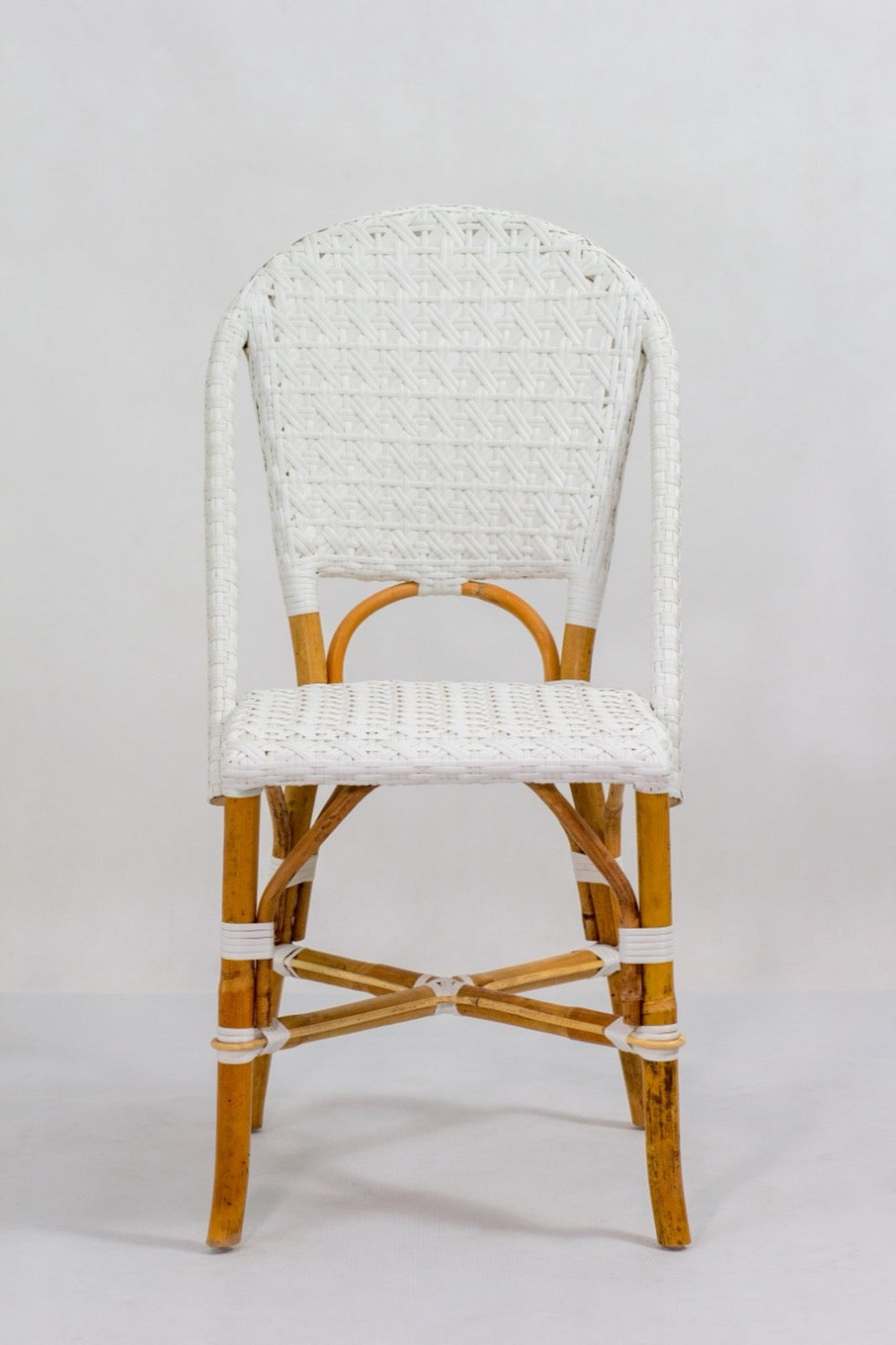 Leather bistro chair – Bistro Chair, natural natural materials in boho style