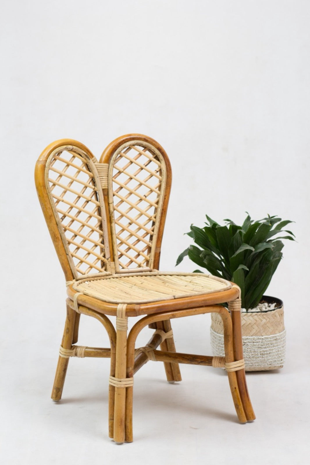 Rattan children's chair Hearth Children – boho furniture, handwoven and handmade in Bali