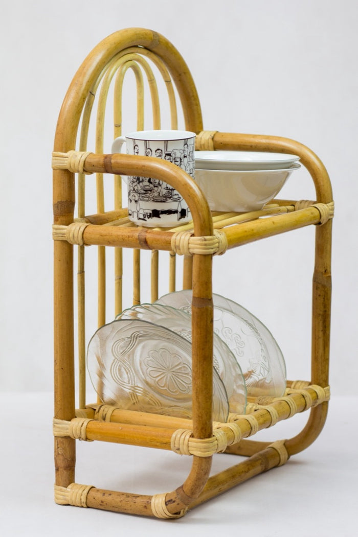 Handmade rattan shelf – the Kata, boho furniture made in Bali