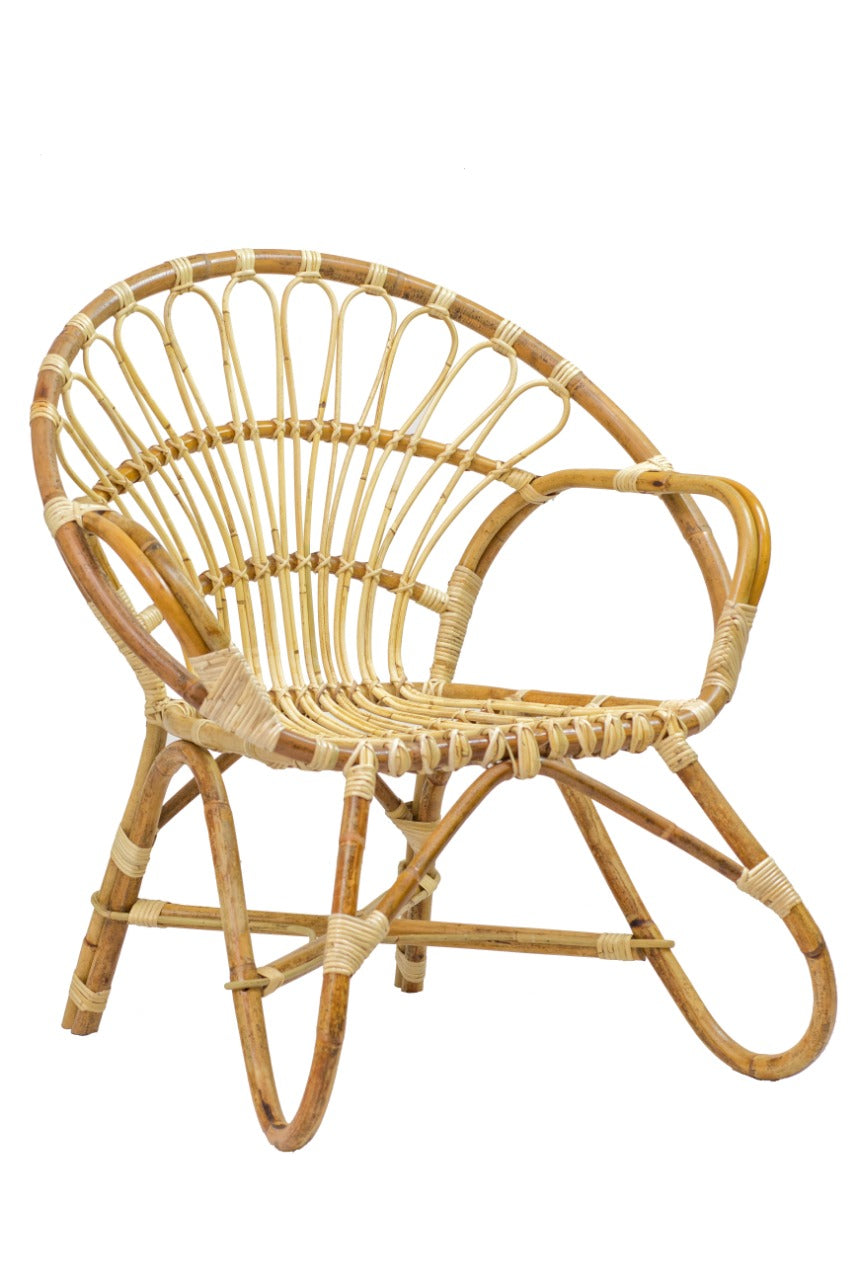 Cool chair in natural materials – boho furniture by BaliSouk