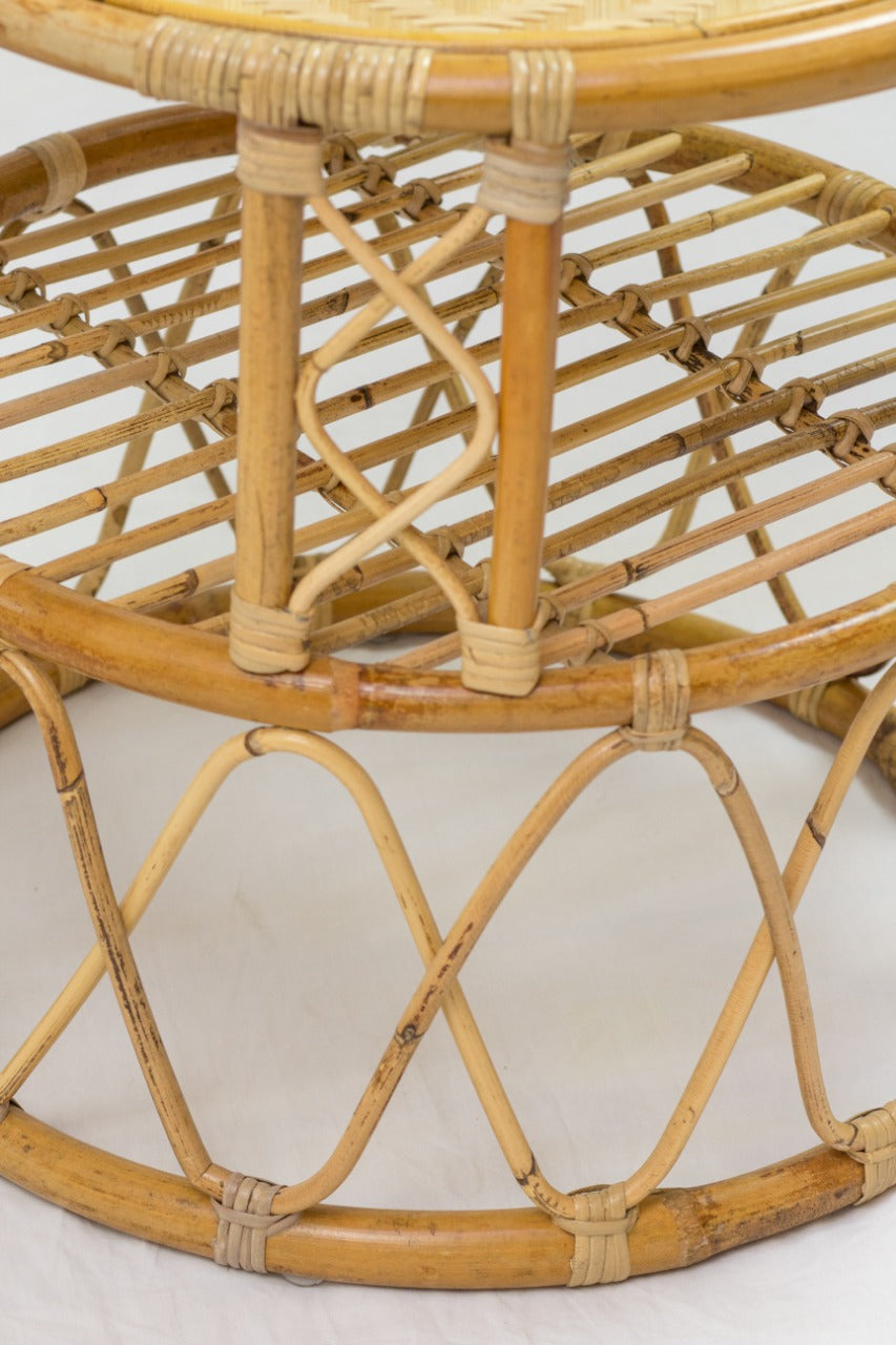 Handcrafted rattan side table – Cool, boho furniture from BaliSouk