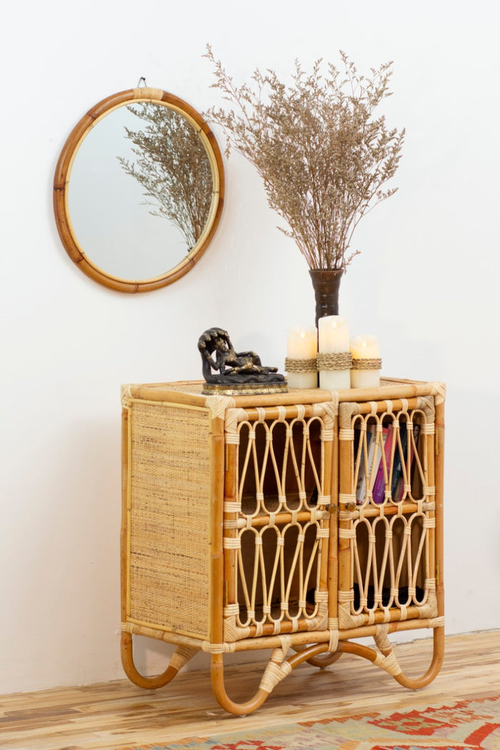 The Paul Doors cabinet – natural materials, boho furniture handmade in Bali