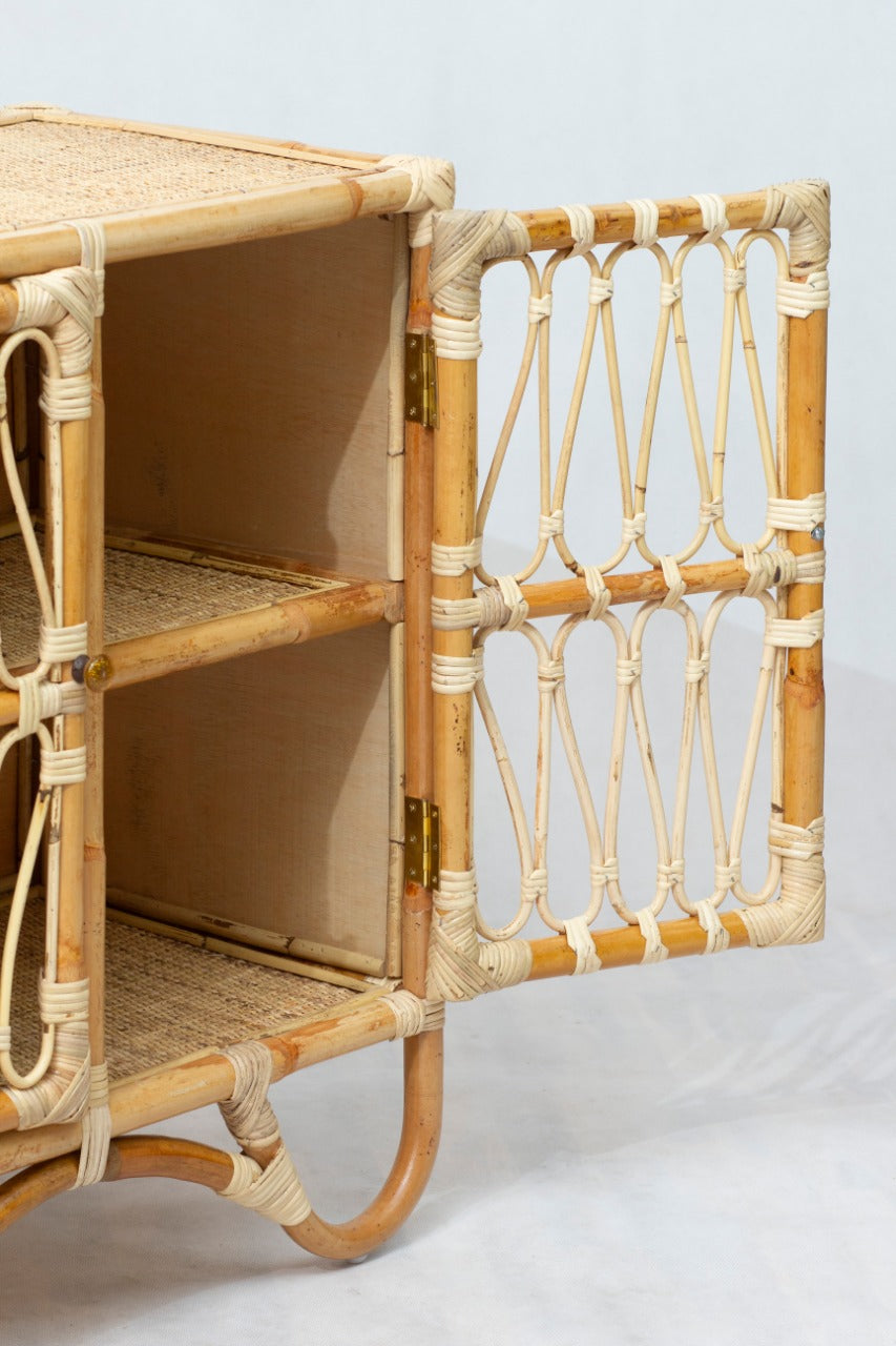 Rattan cabinet – Paul Doors, natural natural materials in boho style