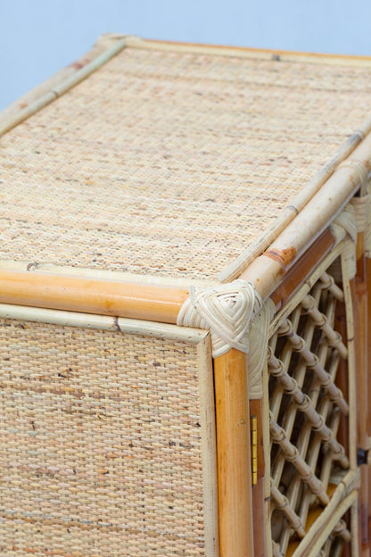 Pauline Doors cabinet, boho furniture handmade by Balinese artisans
