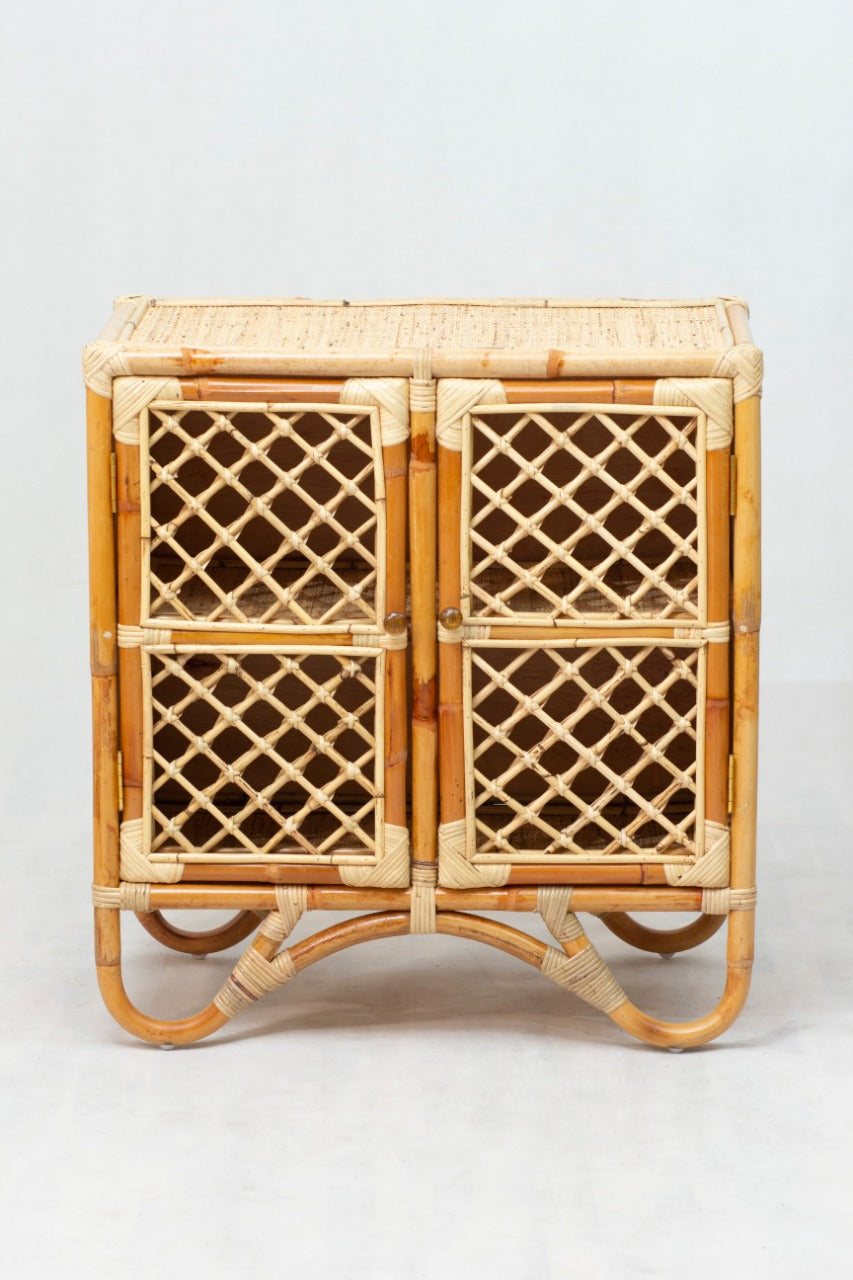 Rattan cabinet – Pauline Doors, natural natural materials in boho style