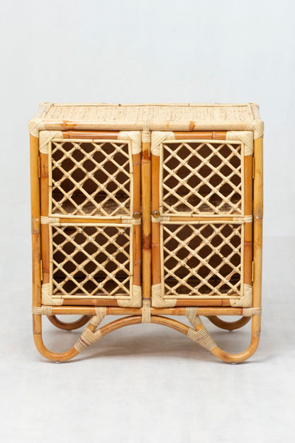 Rattan cabinet – Pauline Doors, natural natural materials in boho style