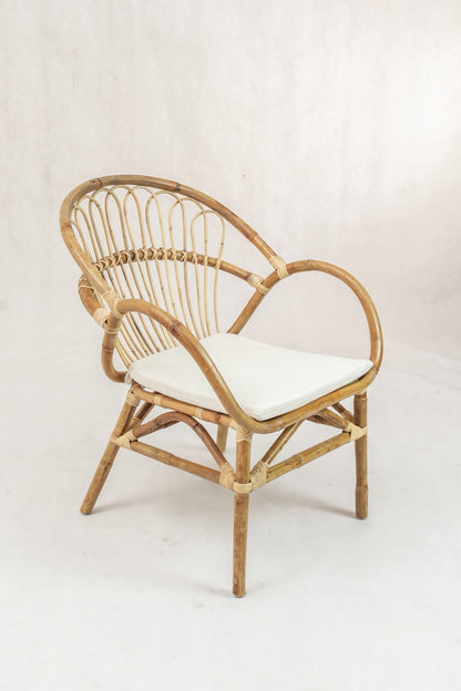 Mandaly living set in natural materials – boho furniture by BaliSouk