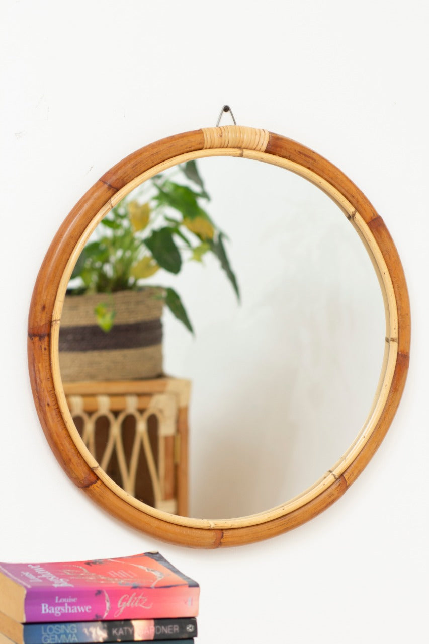 Rattan mirror – Raline, natural natural materials in boho style