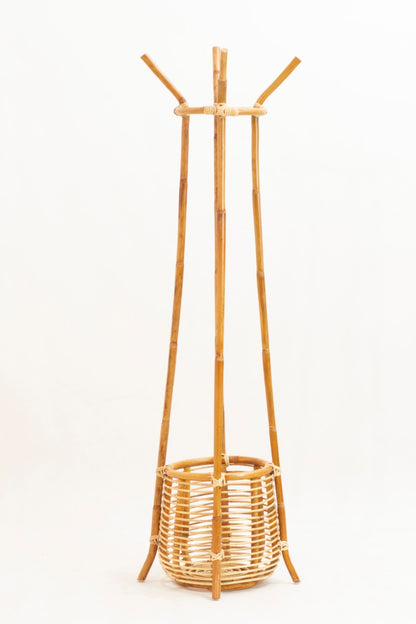 Flores Hat decorative stand, boho decor handmade by Balinese artisans