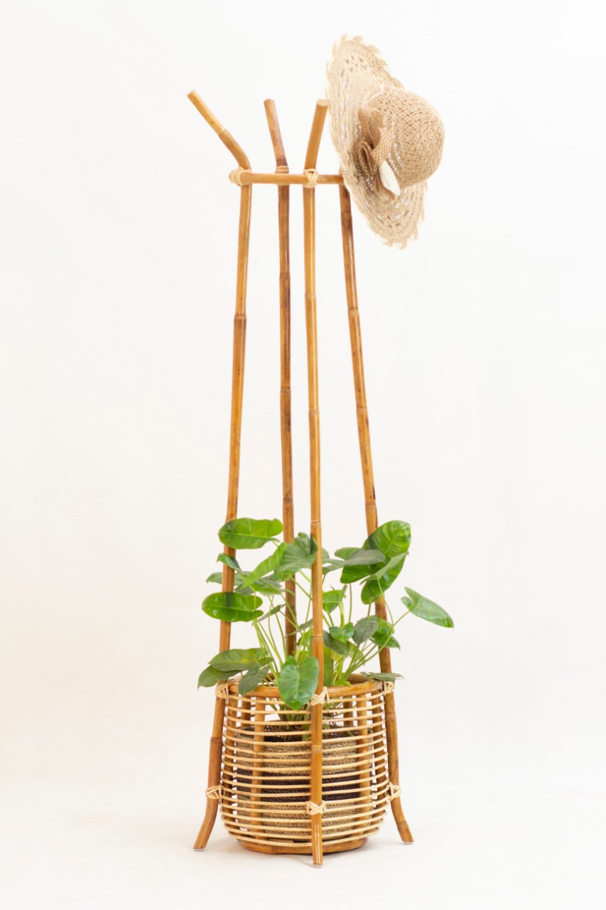 Flores Hat – natural materials decorative stand, boho decor from Bali