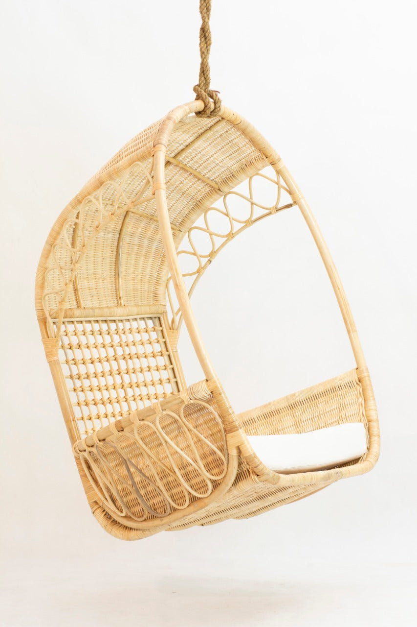 Handcrafted rattan chair – Valbor, boho furniture from BaliSouk