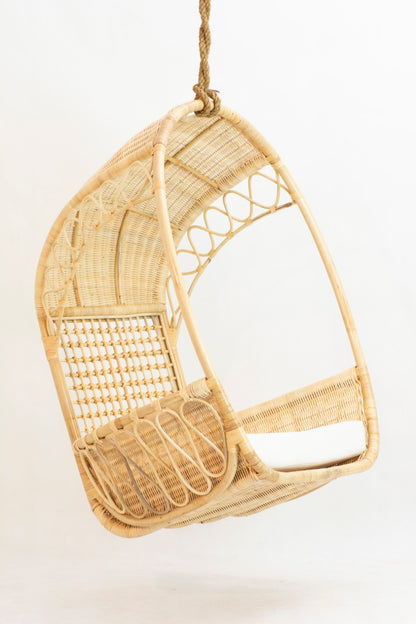 Handcrafted rattan chair – Valbor, boho furniture from BaliSouk