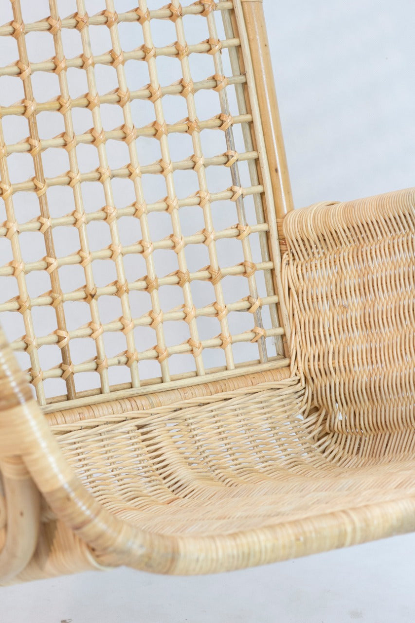 Valbor chair in natural materials – boho furniture by BaliSouk