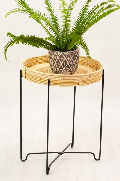 Caruso Nest Table Knock Down table in natural materials – boho furniture by BaliSouk