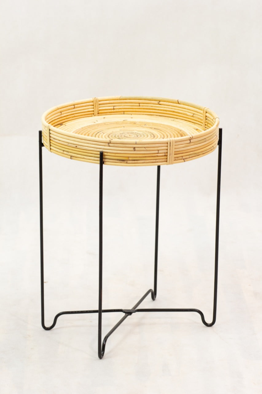 Handcrafted rattan table – Caruso Nest Table Knock Down, boho furniture from BaliSouk