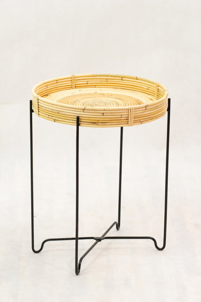 Handcrafted rattan table – Caruso Nest Table Knock Down, boho furniture from BaliSouk