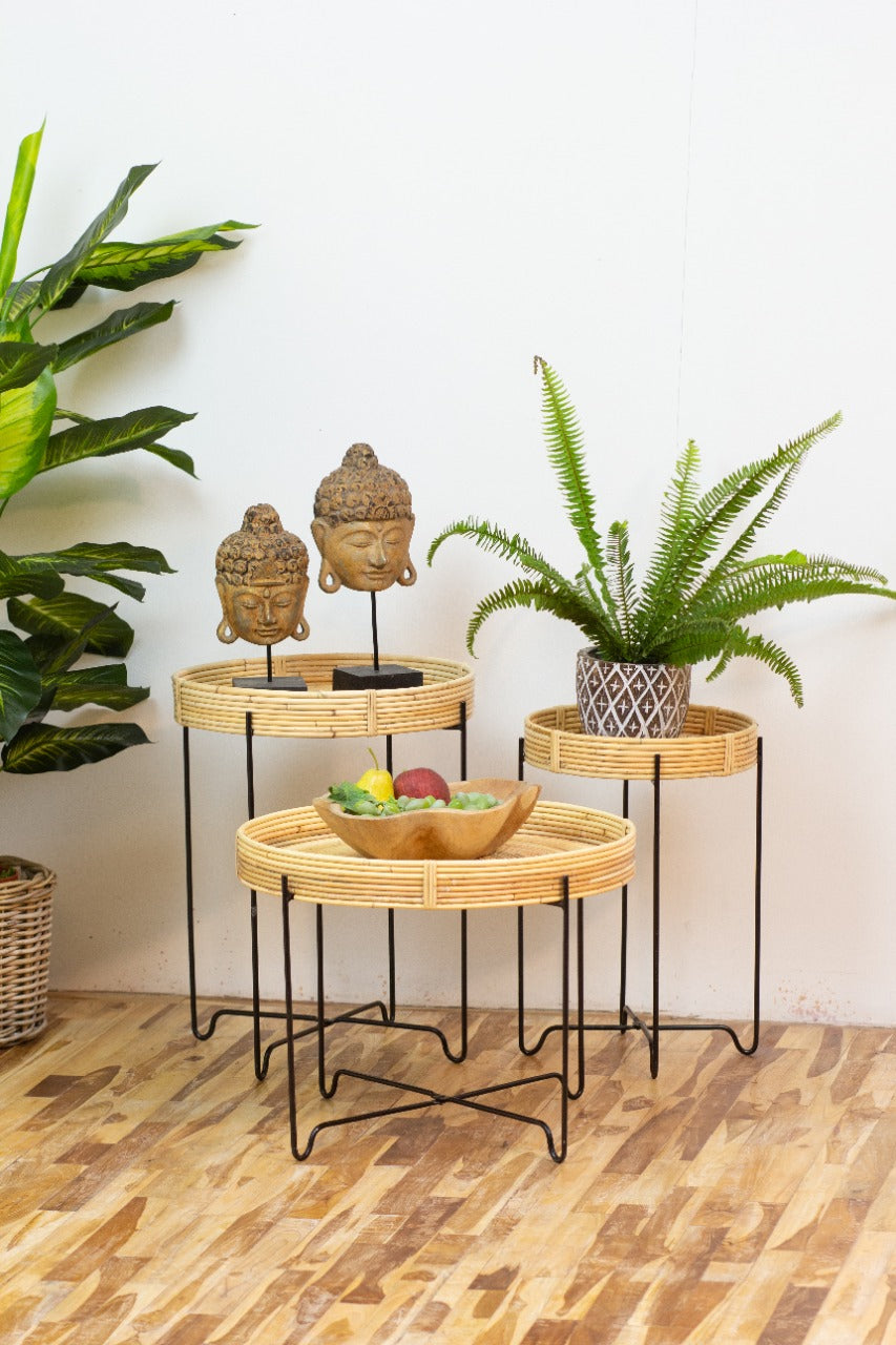 Caruso Nest Table Knock Down table by BaliSouk – boho furniture made in Bali