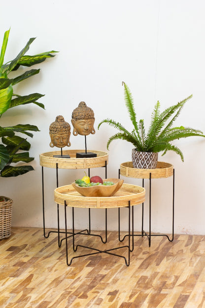 Caruso Nest Table Knock Down table by BaliSouk – boho furniture made in Bali