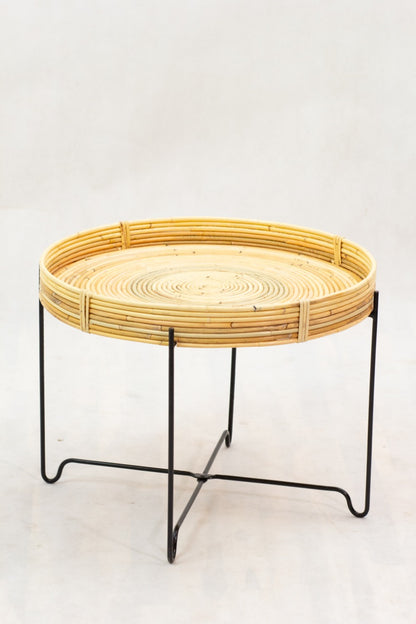 Caruso Nest Table Knock Down table in natural materials – boho furniture by BaliSouk