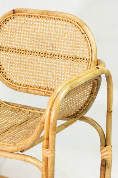 Handcrafted rattan lounge chair – Marte, boho furniture from BaliSouk
