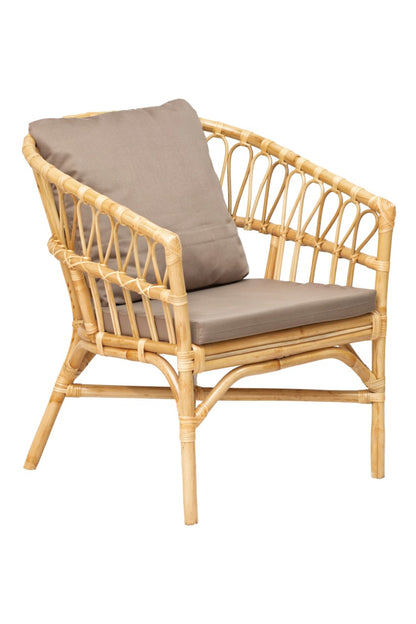 California – natural materials living set, boho furniture from Bali
