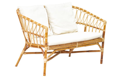 Rattan living set California – boho furniture, handwoven and handmade in Bali