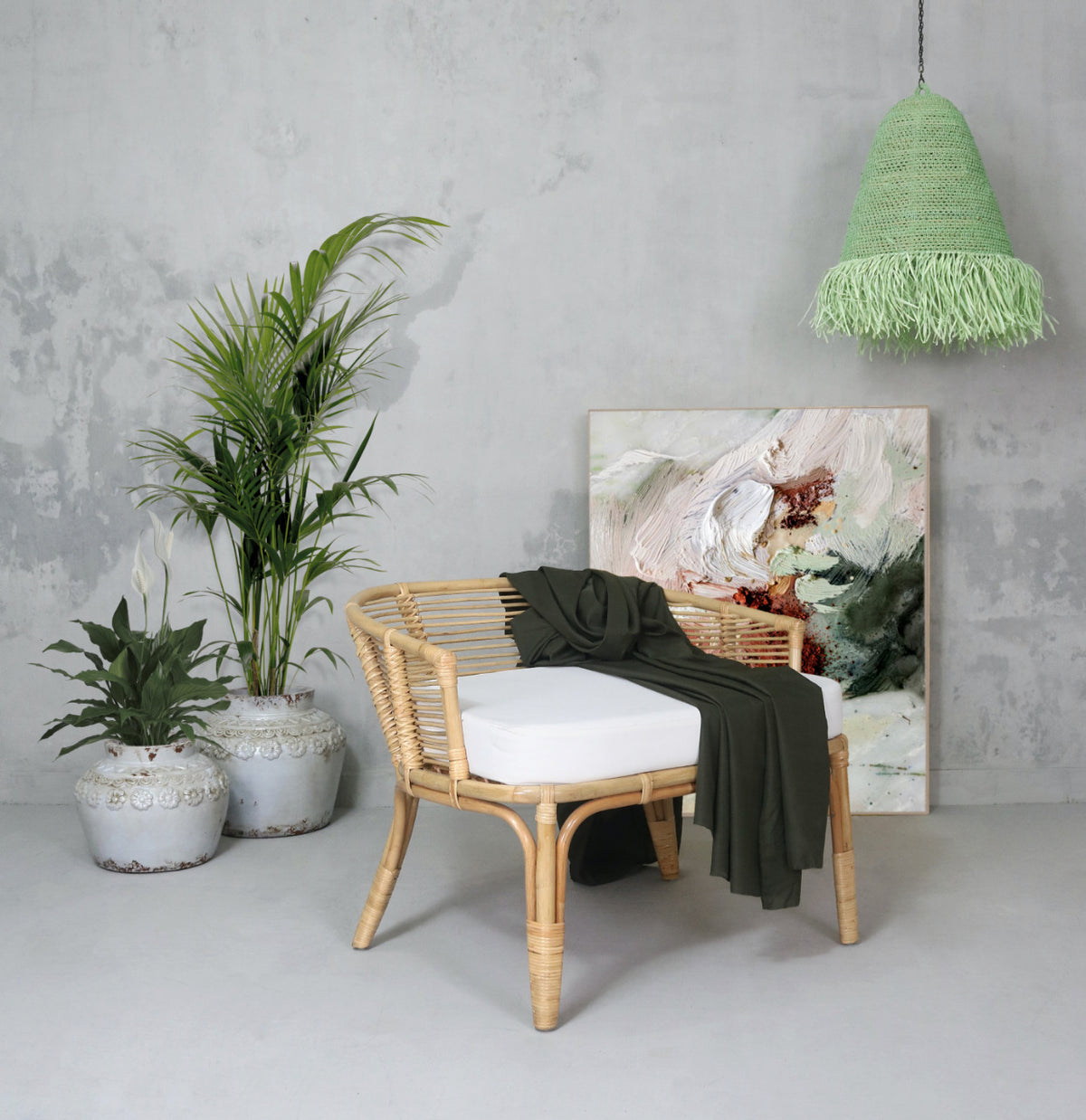 Camilla – natural materials lounge chair, boho furniture from Bali