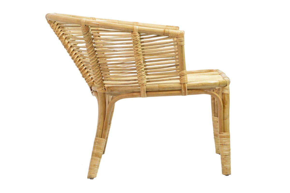 Rattan lounge chair – Camilla, natural natural materials in boho style