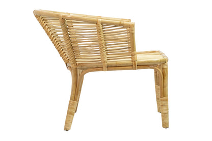 Rattan lounge chair – Camilla, natural natural materials in boho style