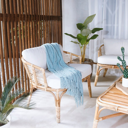 The Camilla lounge chair – natural materials, boho furniture handmade in Bali