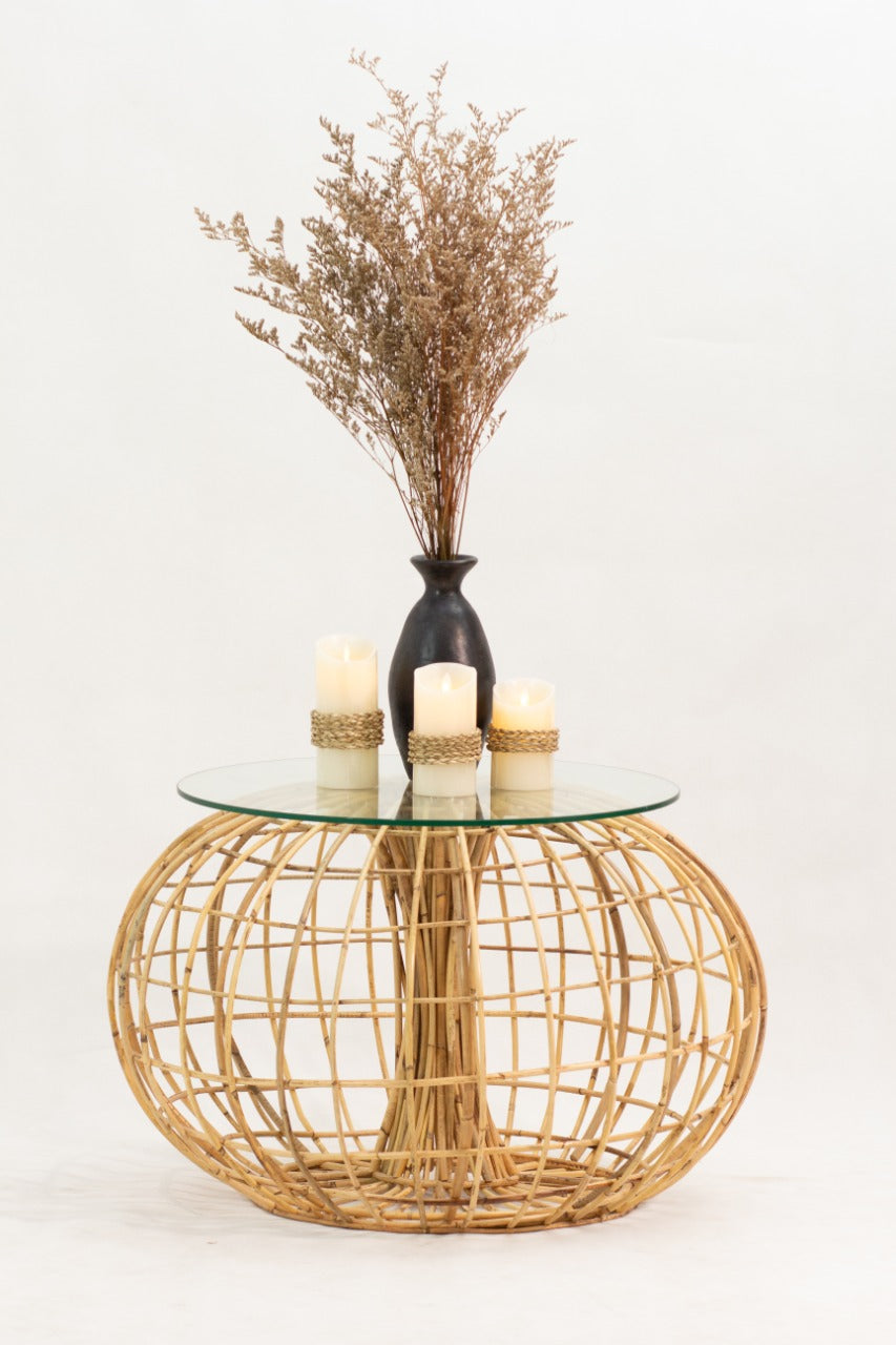 Boston table, boho furniture handmade by Balinese artisans