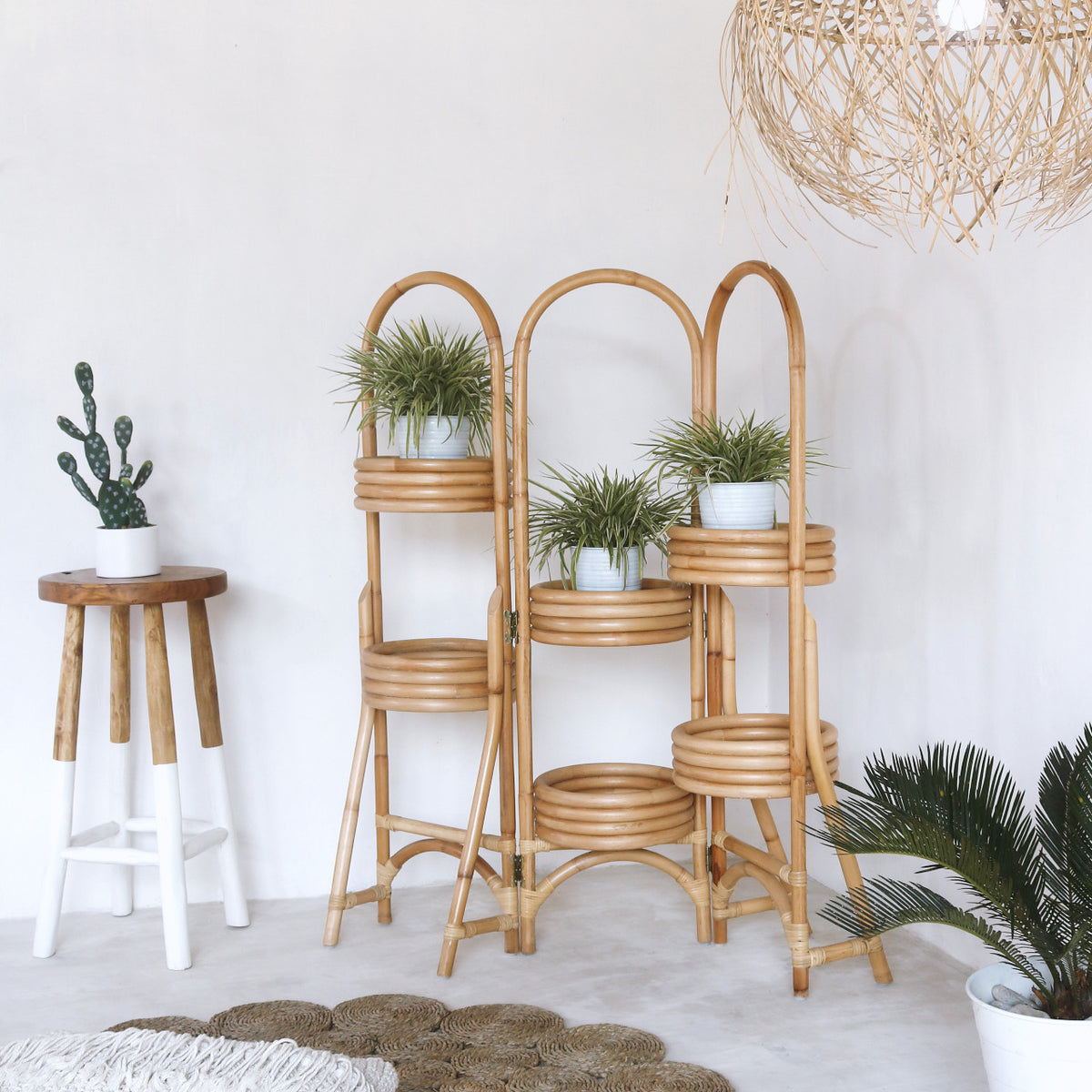 The Trisna planter – natural materials, boho decor handmade in Bali