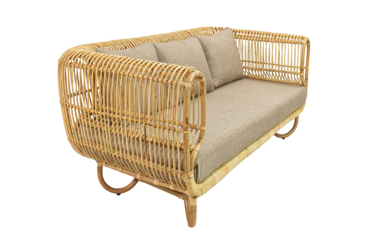 Minneapolis sofa in natural materials – boho furniture by BaliSouk