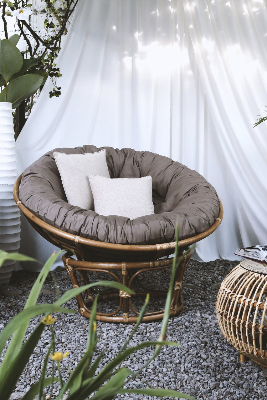 Rattan papasan chair Papasan Chair – boho furniture, handwoven and handmade in Bali