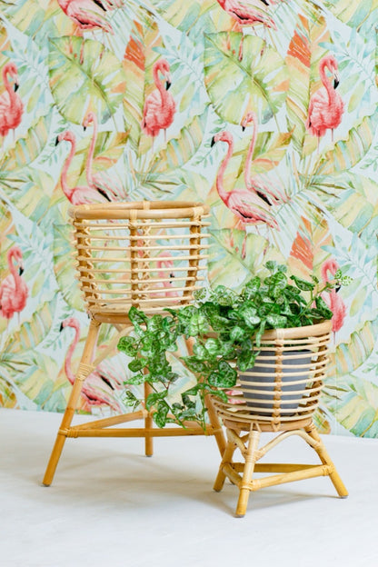 Handcrafted rattan planter – Tessa Stands, boho decor from BaliSouk