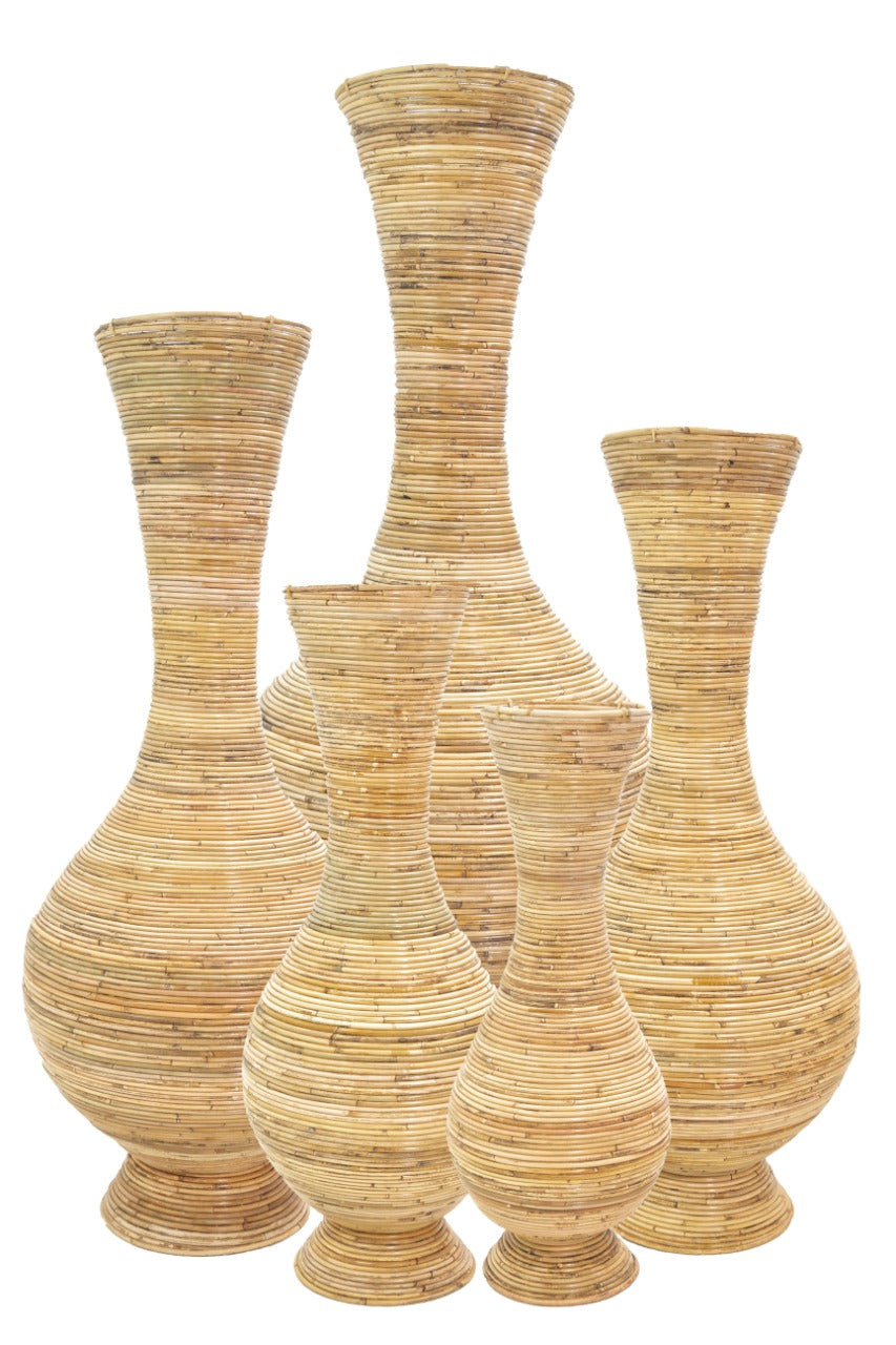 Dinar vase by BaliSouk – boho decor made in Bali