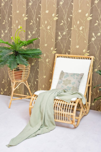 Rattan sun lounger Carl Oskar – boho furniture, handwoven and handmade in Bali