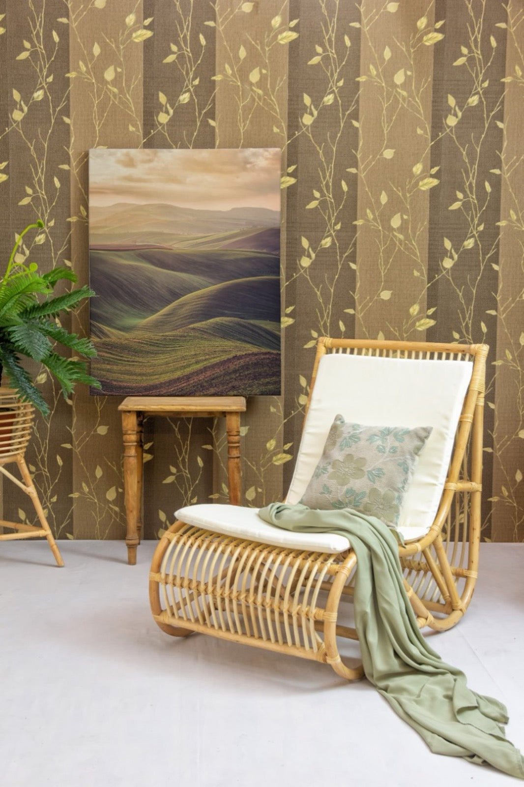 Rattan sun lounger Carl Oskar – boho furniture, handwoven and handmade in Bali