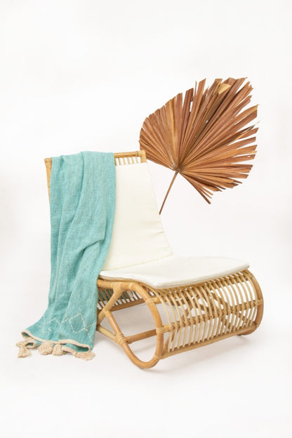 Carl Oskar sun lounger in natural materials – boho furniture by BaliSouk