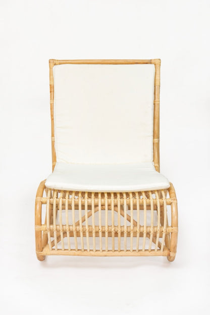 Rattan sun lounger Carl Oskar – handmade in Bali, boho style